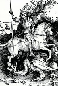 St.George and the Dragon 作： Albrecht Dürer