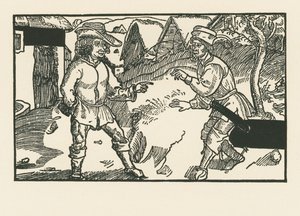 シーラスとクレメス 1492-93年頃 （木版画） 作： アルブレヒト・デューラーまたはデューラー