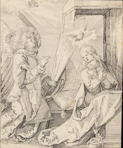 受胎告知 作： Albrecht Dürer