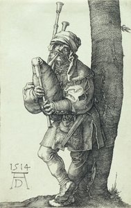 バグパイプ 作： Albrecht Dürer