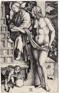 夢」1500年頃（エングレービング 作： Albrecht Dürer