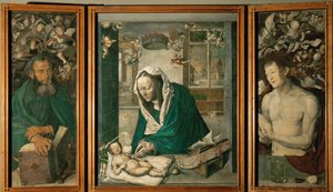 ドレスデンの祭壇 1496年頃 テンペラ、カンヴァス