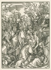 埋葬》1496-97年頃（木版画） 作： アルブレヒト・デューラーまたはデューラー