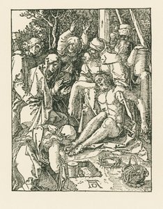 キリストへの哀歌》1509-10年頃（木版画） 作： アルブレヒト・デューラーまたはデューラー