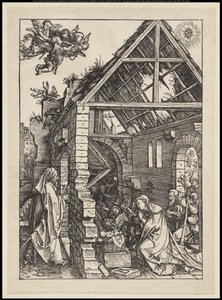 聖母の生涯：キリスト降誕、1502-03 作： Albrecht Dürer