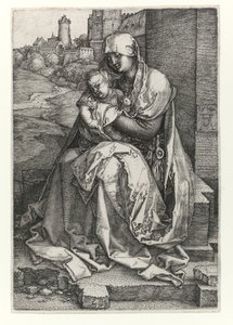 壁のマドンナ、1514 作： Albrecht Dürer