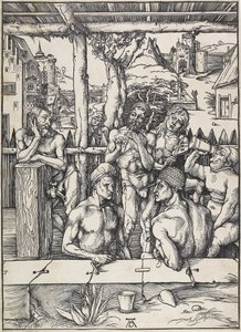 男性用バス、1496-1497年頃 作： Albrecht Dürer