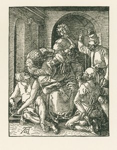 キリストの嘲笑》1508-09年頃（木版画）