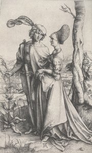 プロムナード」1496年～1497年頃（エングレーヴィング 作： Albrecht Dürer