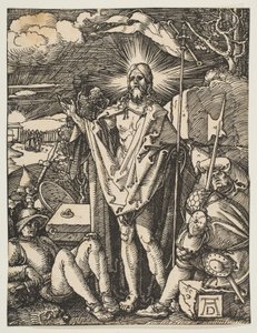 小さな情熱からの復活、c.1510 作： Albrecht Dürer