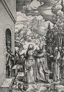 訪問の様子 作： Albrecht Dürer