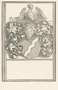 ミヒャエル・ベハイムの紋章 1518-20年頃（木版画） 作： アルブレヒト・デューラーまたはデューラー