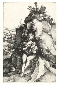 聖ヨハネクリュソストムの苦行、1496年 作： Albrecht Dürer