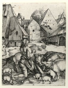 放蕩息子 作： Albrecht Dürer