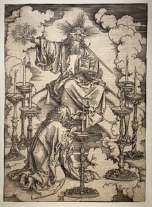 7本の燭台のビジョン 作： Albrecht Dürer or Duerer