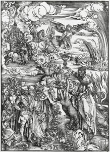 バビロンの大淫婦、アポカリプス 作： Albrecht Dürer