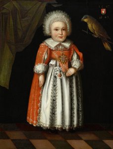 ジョアンナ・カタリーナ・シュタイガー、2歳、1643年 作： Albrecht Kauw