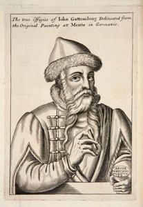 ジョン・ガッテンバーグ、パブ1683年の刻印。 作： Albrecht Mentz