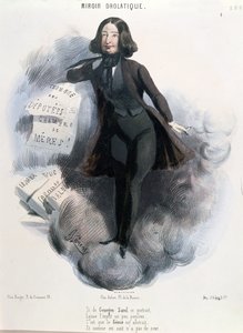 ジョージサンドの風刺画（1804-76）c.1848