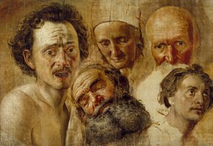 頭の研究、c。 1830