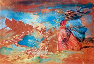 水の上を歩くキリスト、1840 作： Aleksandr Ivanov