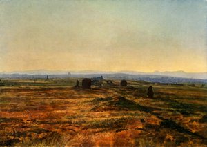 日没でのAppian Way、1845、1965。 作： Aleksandr Ivanov