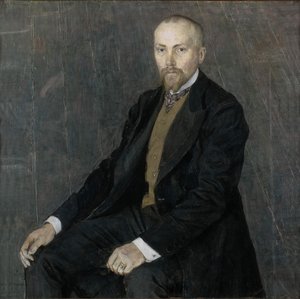 アーティストの肖像画ニコラスレーリッヒ1874-1947年、1907年 作： Aleksandr Jakovlevic Golovin