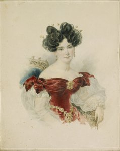 ナタリア王女の肖像ヴィクトロフナコチュベイ、1800-1854年、1830年代
