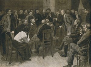 「ナロドニク・ヴォロンツォフとのレーニン討論1894」、1939年。