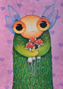 ユニークなキノコの友達 作： 