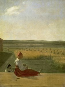 1820年代の夏の収穫 作： Aleksei Gavrilovich Venetsianov