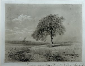 風車のある風景 作： Alexei Kondratjewitsch Sawrassow