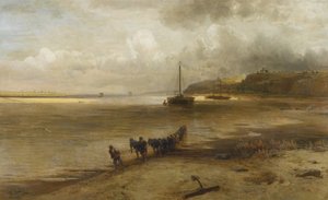ユリエヴェツ近郊のヴォルガ、1870 作： Alexei Kondratjewitsch Sawrassow