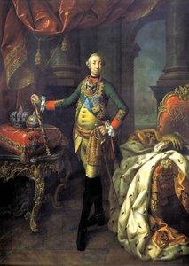 「皇帝ピョートル 3 世の肖像」、1762 年。 作： Aleksei Petrovich Antropov