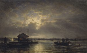 ネヴァの夏の夜、1875 作： Aleksei Petrovich Bogolyubov