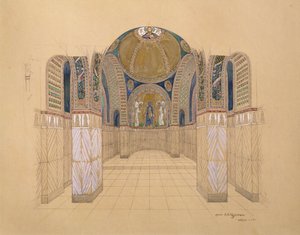 教会内部のデザイン 作： Aleksey Shchusev