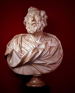 聖ペテロと聖パウロの大理石の胸像 作： Alessandro Algardi