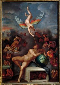 人間の生活のアレゴリー（絵画、1590年頃 作： Alessandro Allori