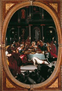 クレオパトラの晩餐会（絵画 作： Alessandro Allori