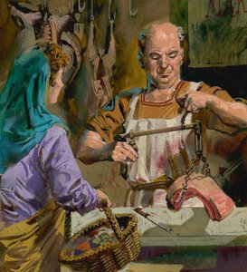 ローマ時代の英国肉屋 作： アレッサンドロ・ビフィナンディ