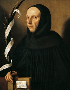 ジェロラモ・サヴォナローラの肖像（イタリア・フェラーラ 作： Alessandro Bonvicino Moretto