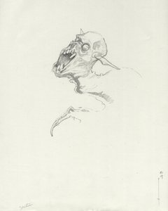Criatura Lendária: Chupacabra, vampiro sul-americano Desenho de Alessandro Lonati 作： アレッサンドロ・ロナティ