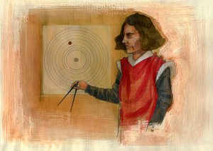 Retrato de Nicolau Copérnico ((Nicolaus Copérnico 作： アレッサンドロ・ロナティ