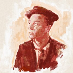 監督兼俳優のバスター・キートンの肖像（イラスト） 作： Alessandro Lonati