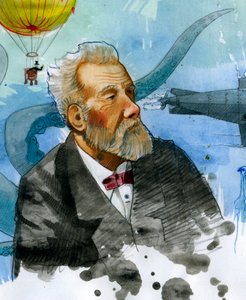 Portrait of the French writer Jules Verne (1828-1905) (Portrait of french writer Jules Verne) Illustration by Alessandro Lonati   1458826   ja       japanese Successfully Translated  Original: Josiah Wedgwood (oil on canvas) Translat: Josiah Wedgwood (oil  作： アレッサンドロ・ロナティ