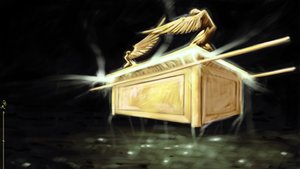 聖なる契約の箱の表現。 イラストはアレサンドロ・ロナティ。 2010年 作： アレッサンドロ・ロナティ