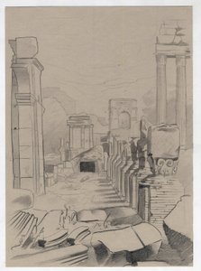 Ruins of the Roman era in Rome, Forum (foro romano) Drawing by Alessandro Lonati.   1458811   ja       japanese Successfully Translated  Original: Captain George Duff Translat: Captain George Duff 1436868 ja japanese Successfully Translated Original: Notre
