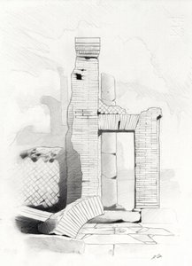 ローマのローマ時代の遺跡、フォーラム (foro romano) アレッサンドロ・ロナティ作。 作： Alessandro Lonati
