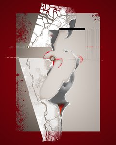 ロシアに攻撃されたウクライナ、2022年（イラスト）