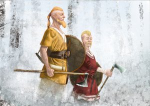 Vikings na floresta de névoa 作： アレッサンドロ・ロナティ